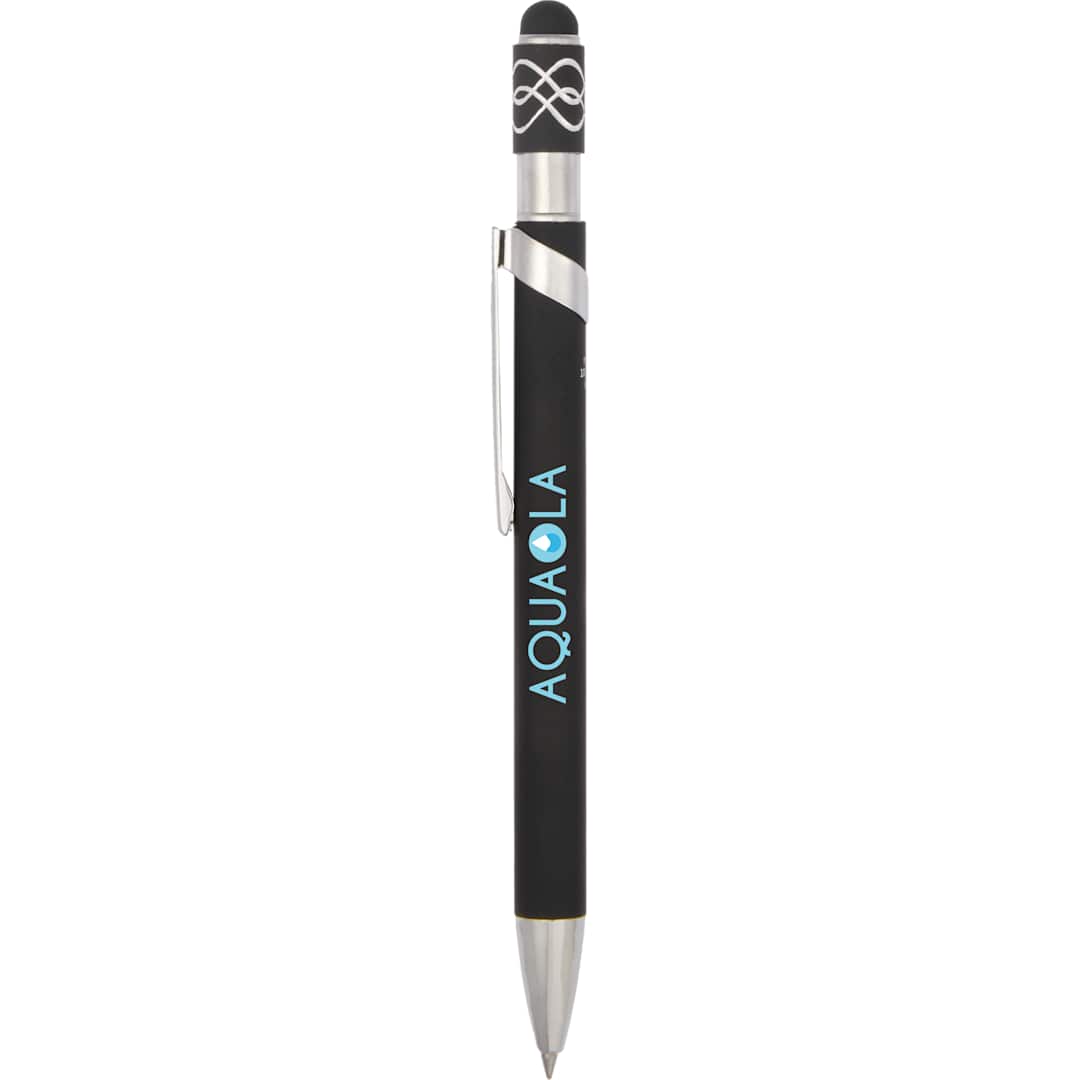 Simple Fidget Recycled Stylus Gel Pen - SM-5309 Black