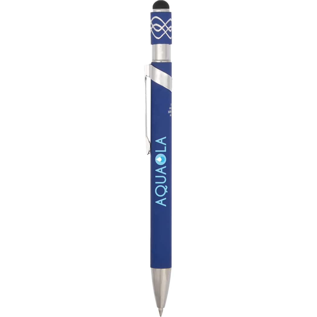 Simple Fidget Recycled Stylus Gel Pen - SM-5309 Blue