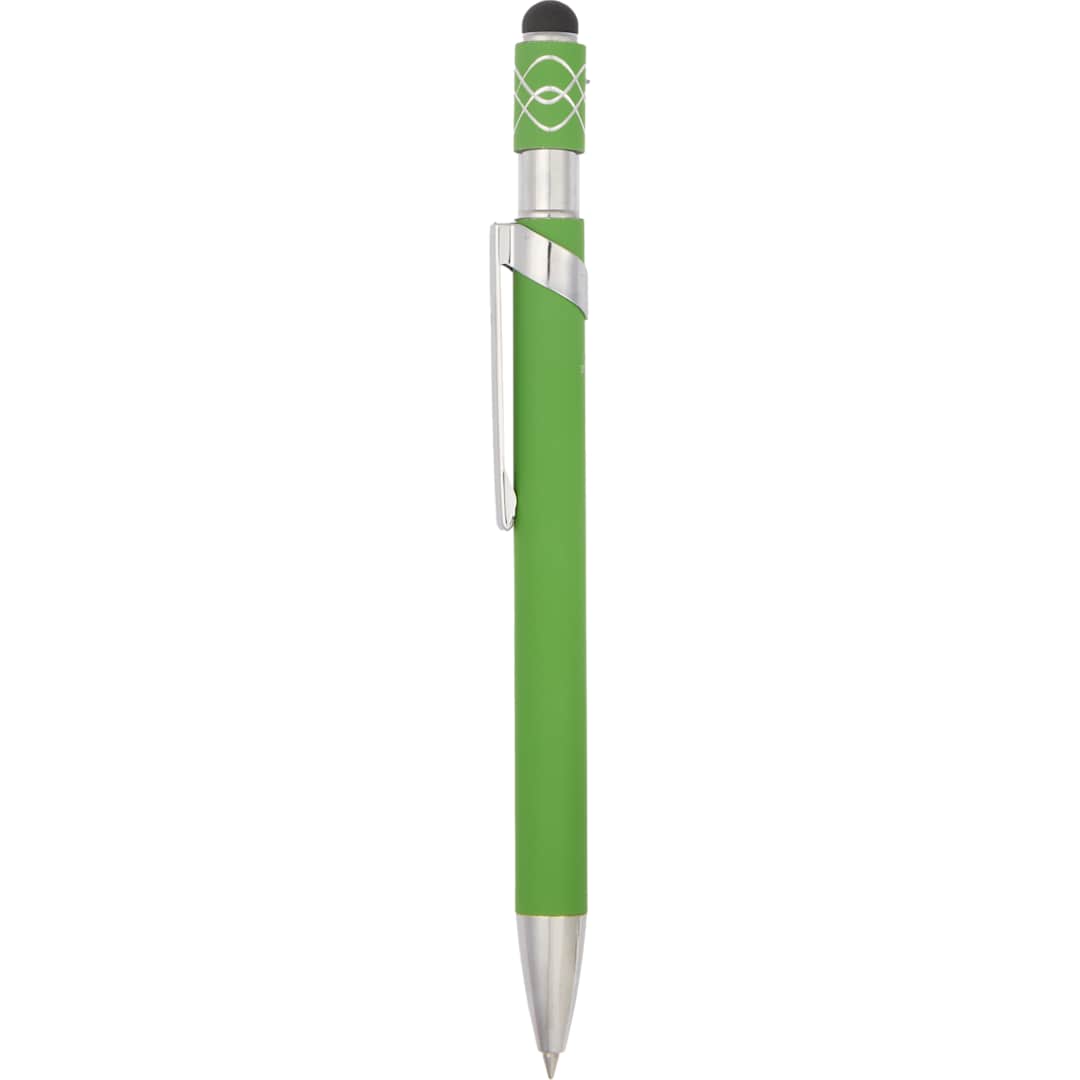 Simple Fidget Recycled Stylus Gel Pen - SM-5309 Green