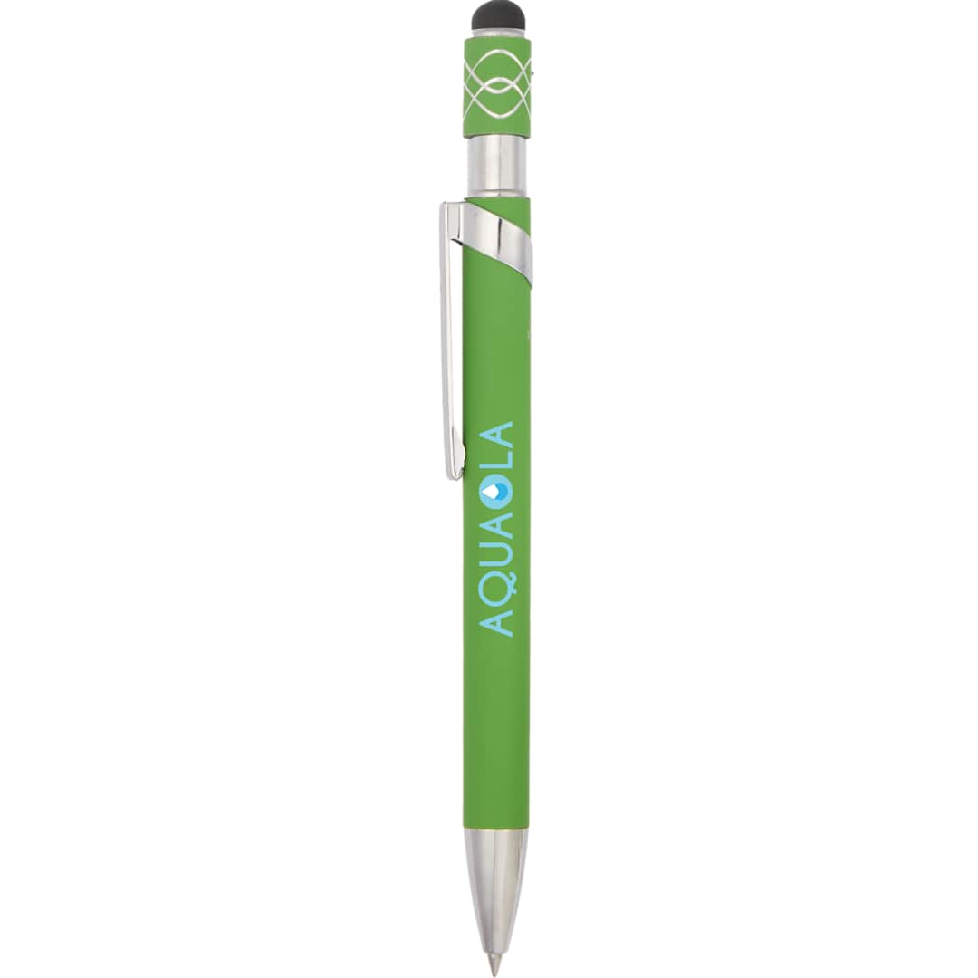 Simple Fidget Recycled Stylus Gel Pen - SM-5309 Green