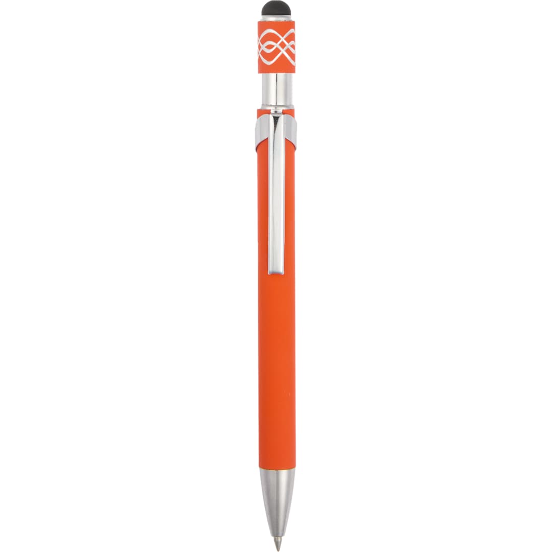 Simple Fidget Recycled Stylus Gel Pen - SM-5309 Orange
