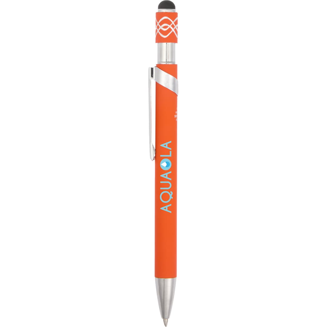 Simple Fidget Recycled Stylus Gel Pen - SM-5309 Orange
