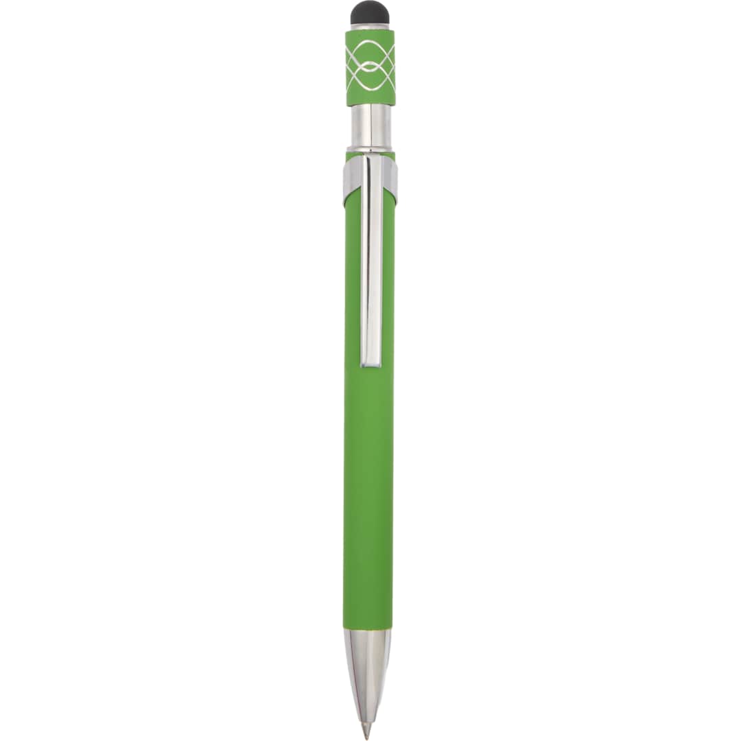 Simple Fidget Recycled Stylus Gel Pen - SM-5309 Green