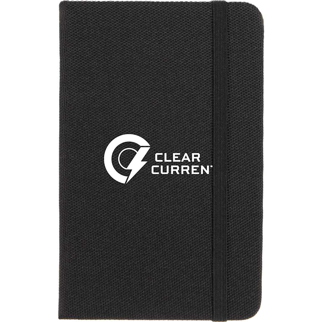 3.5&quot; x 5.5&quot; Recycled PET&#160;Pocket&#160;Bound Journal - SM-5312 Black