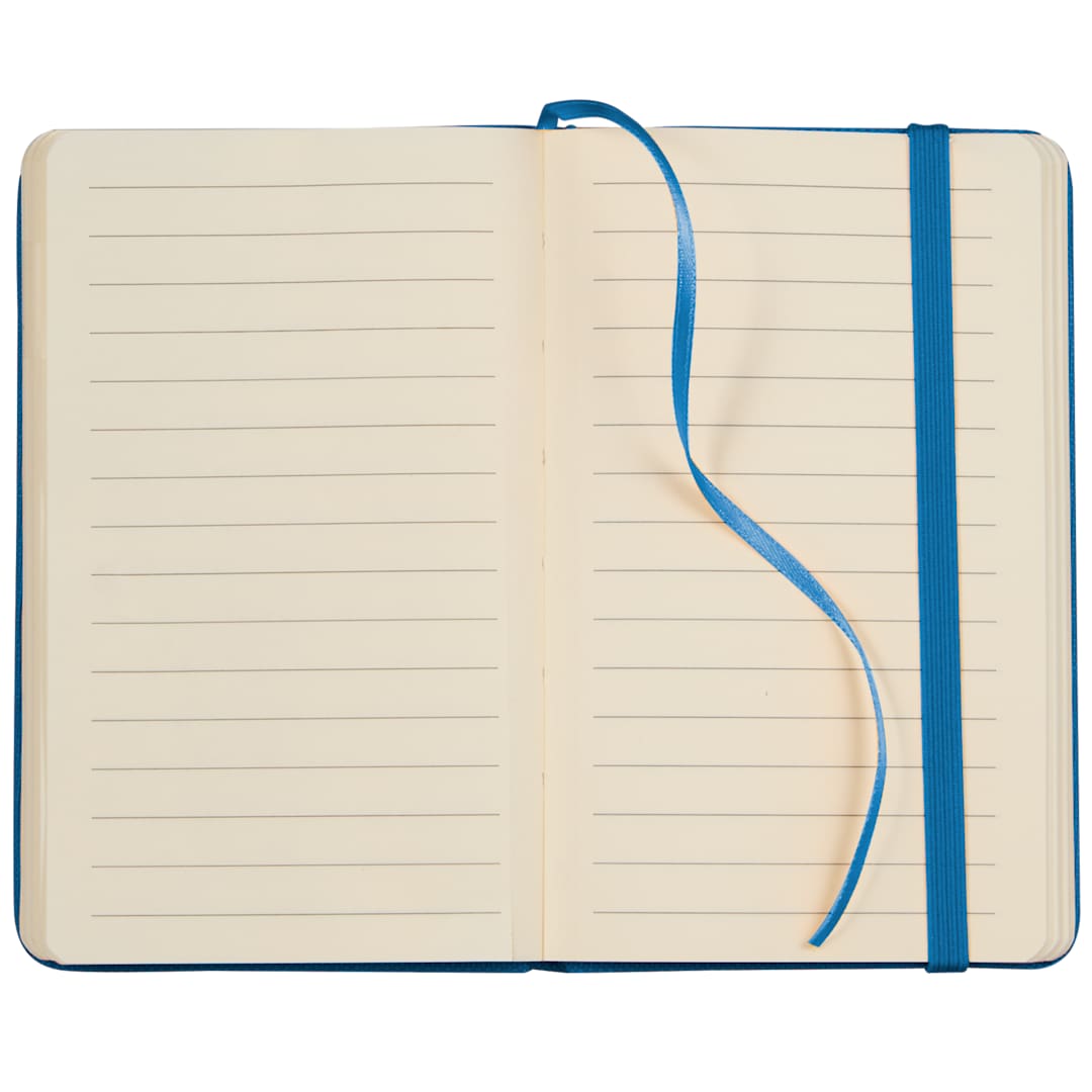 3.5&quot; x 5.5&quot; Recycled PET&#160;Pocket&#160;Bound Journal - SM-5312 Blue