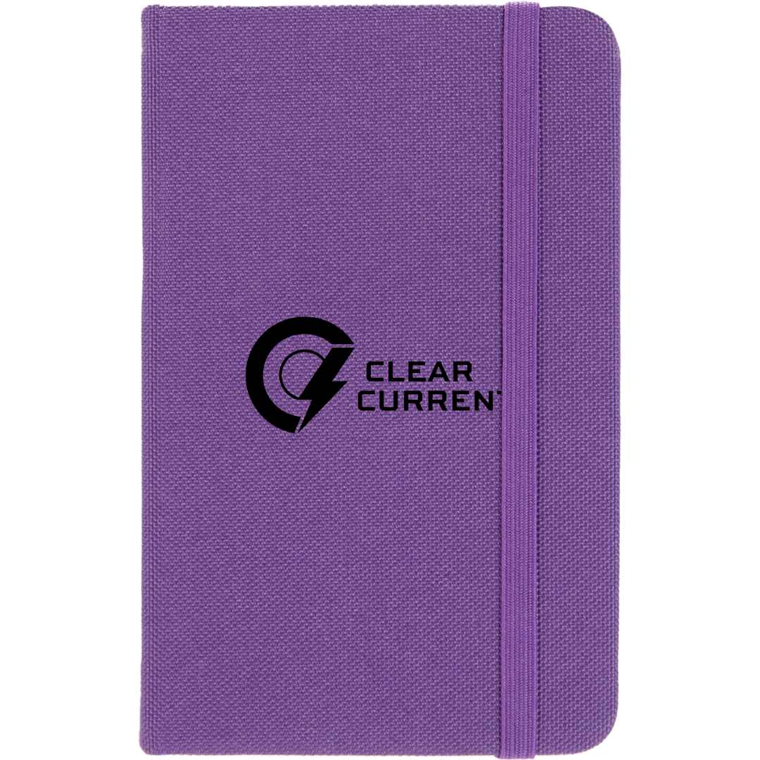 3.5&quot; x 5.5&quot; Recycled PET&#160;Pocket&#160;Bound Journal - SM-5312 Purple