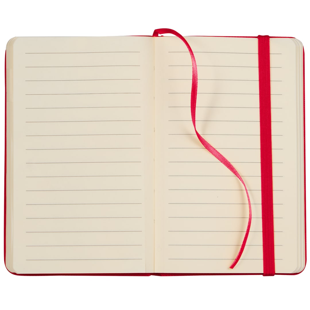 3.5&quot; x 5.5&quot; Recycled PET&#160;Pocket&#160;Bound Journal - SM-5312 Red