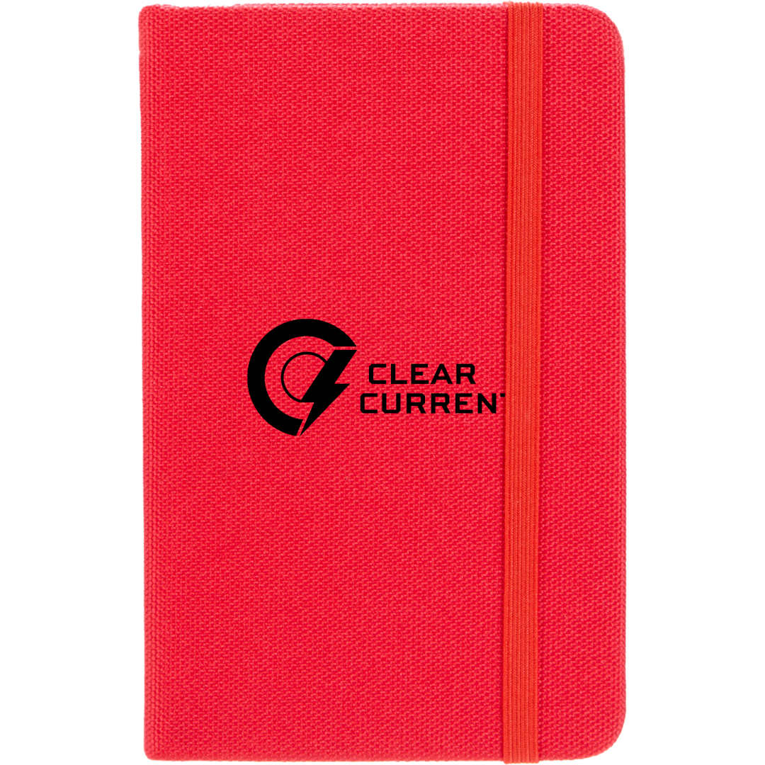 3.5&quot; x 5.5&quot; Recycled PET&#160;Pocket&#160;Bound Journal - SM-5312 Red