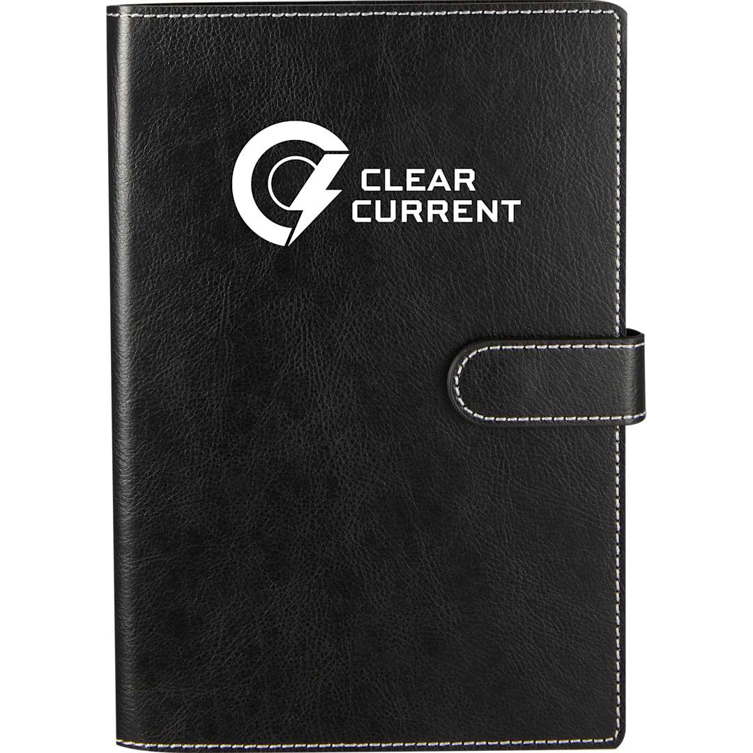 5.5&quot; x 8.5&quot; Recycled Refillable Journal - SM-5316 Black