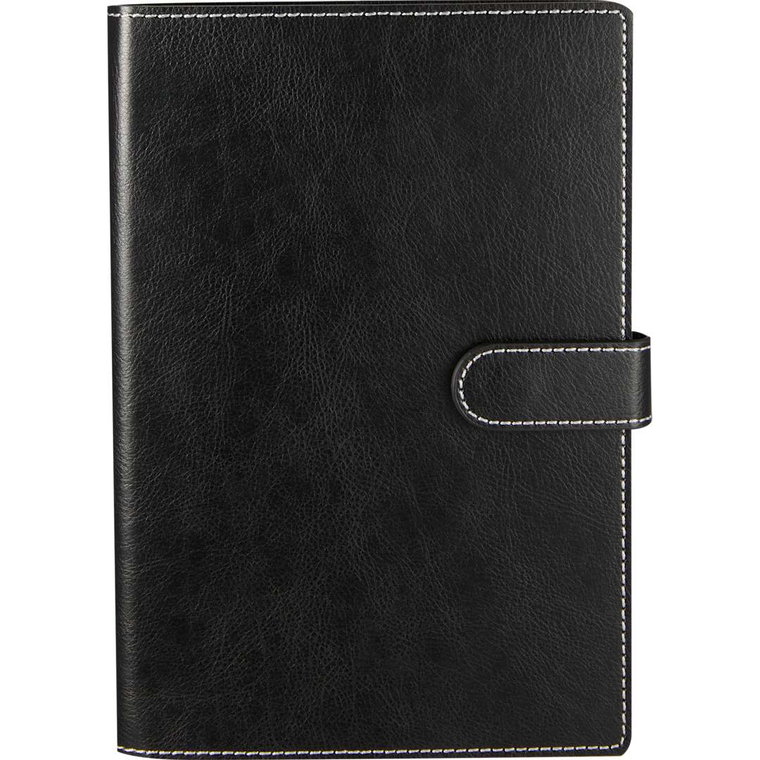 5.5" x 8.5" Recycled Refillable Journal - SM-5316 Black