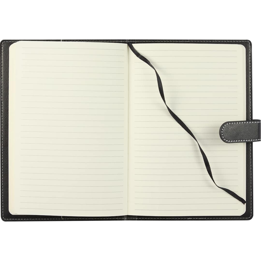 5.5" x 8.5" Recycled Refillable Journal - SM-5316 Black