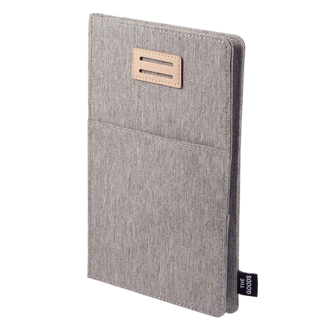 The Goods THE GOODS™ 5.5&quot; x 8.5 Recycled&#160;Refillable Journal - SM-5317 Gray