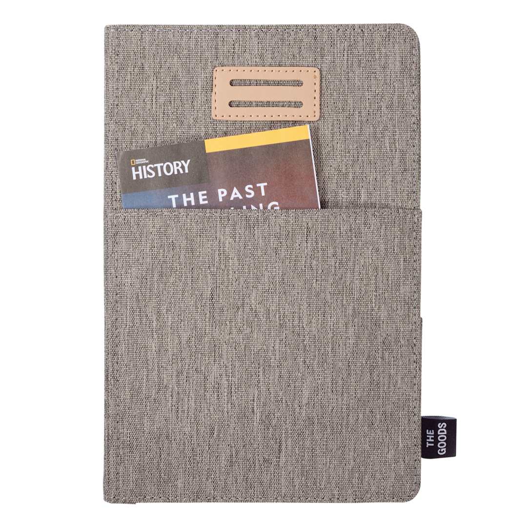 The Goods THE GOODS™ 5.5&quot; x 8.5 Recycled&#160;Refillable Journal - SM-5317 Gray