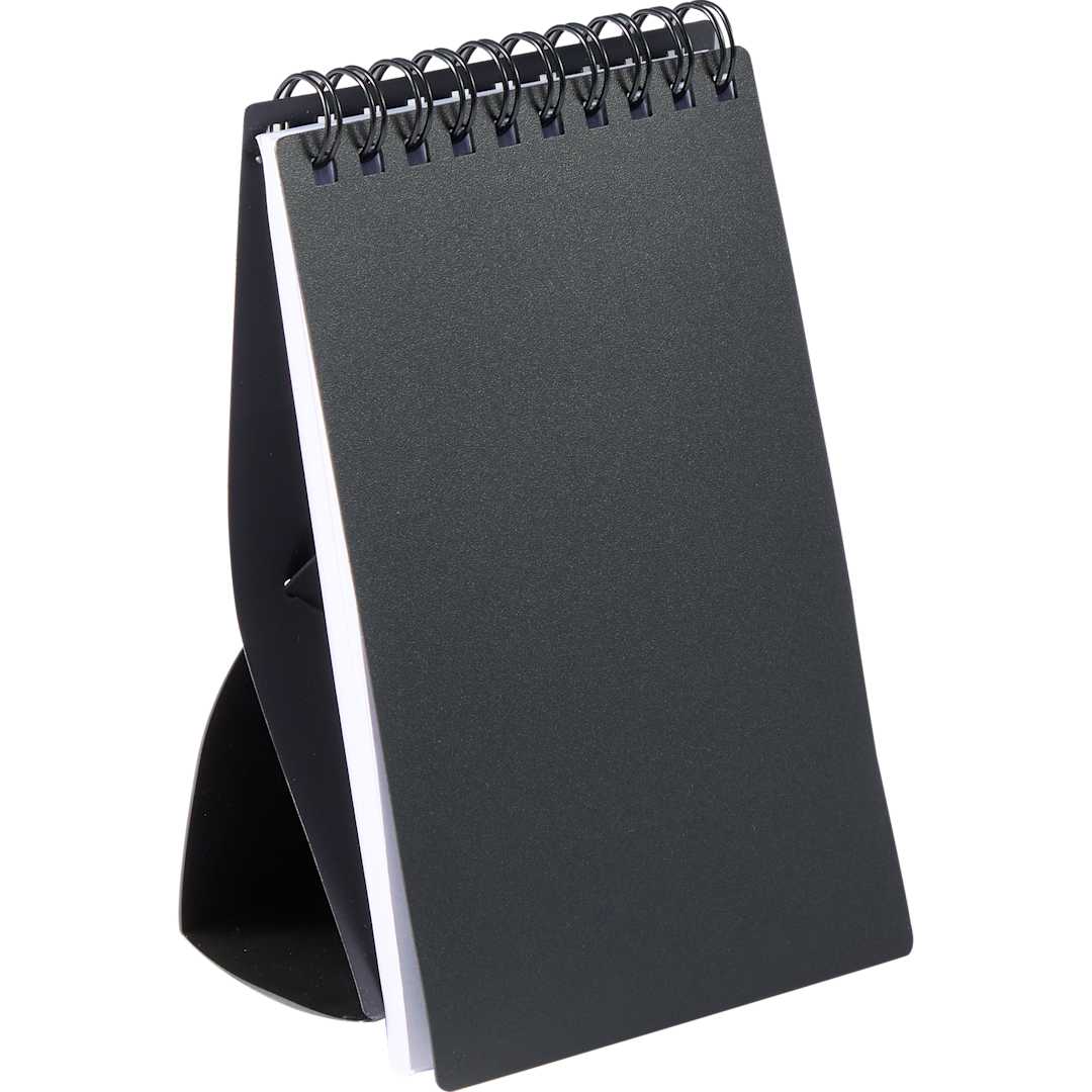 3&quot; x 5&quot; Recycled Stand Up Pocket Jotter - SM-5319 Black