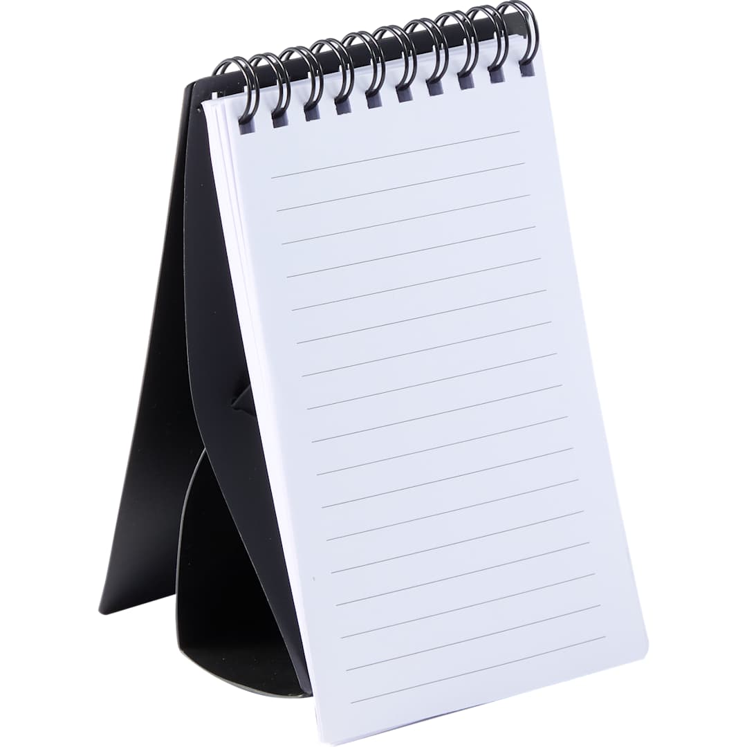 3&quot; x 5&quot; Recycled Stand Up Pocket Jotter - SM-5319 Black