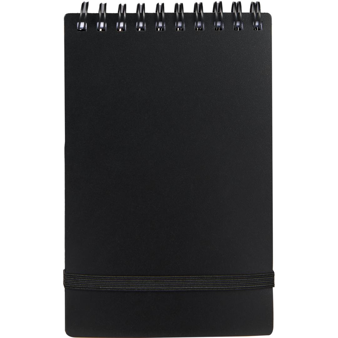 3&quot; x 5&quot; Recycled Stand Up Pocket Jotter - SM-5319 Black