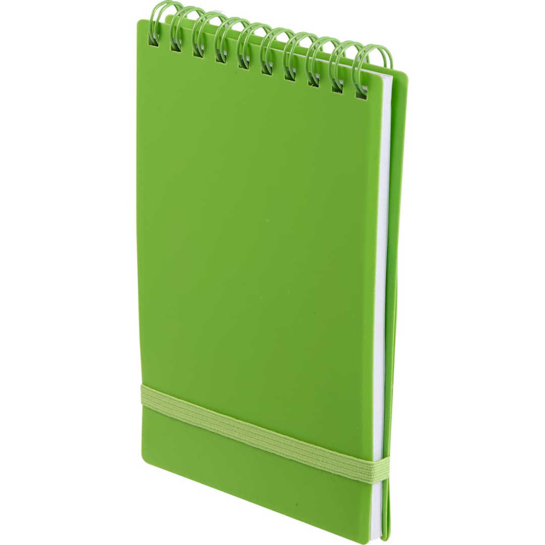 3&quot; x 5&quot; Recycled Stand Up Pocket Jotter - SM-5319 Green
