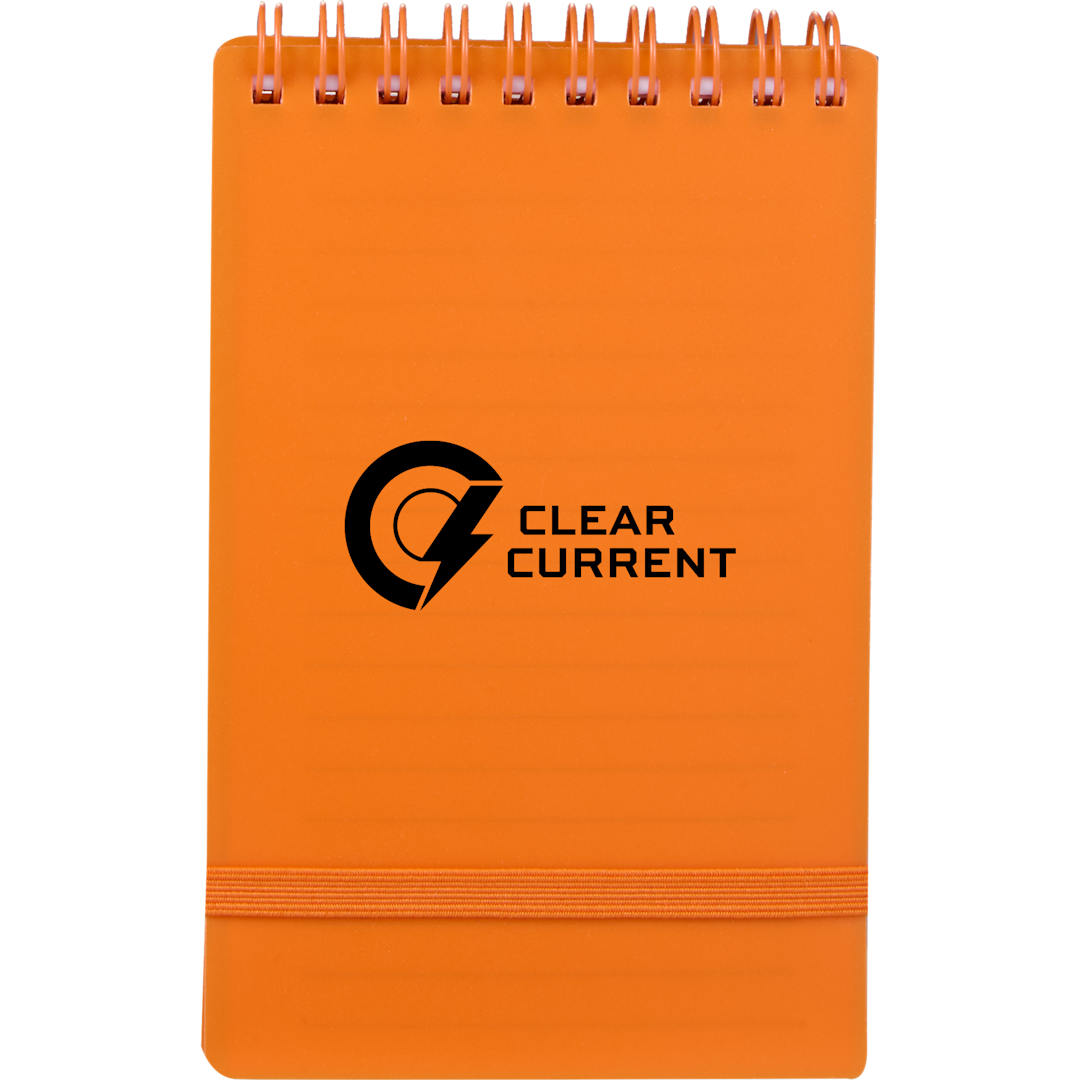 3&quot; x 5&quot; Recycled Stand Up Pocket Jotter - SM-5319 Orange