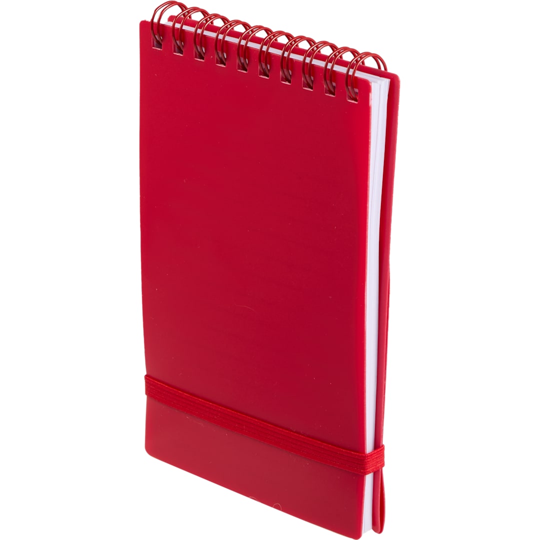 3&quot; x 5&quot; Recycled Stand Up Pocket Jotter - SM-5319 Red