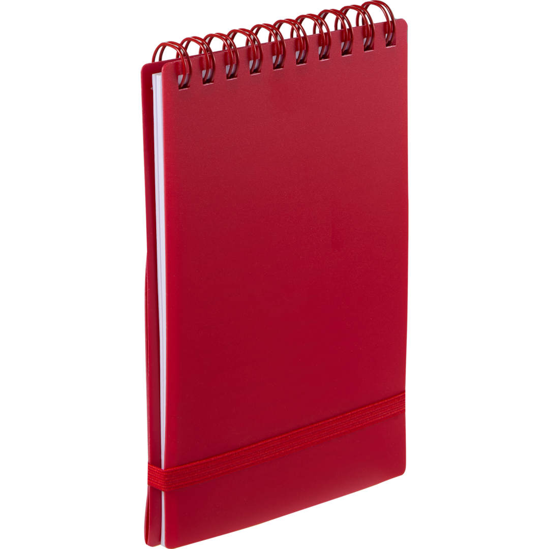 3&quot; x 5&quot; Recycled Stand Up Pocket Jotter - SM-5319 Red