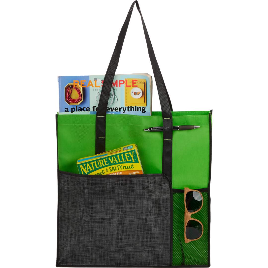 Radius Recycled Non-Woven Tote - SM-5599 Green