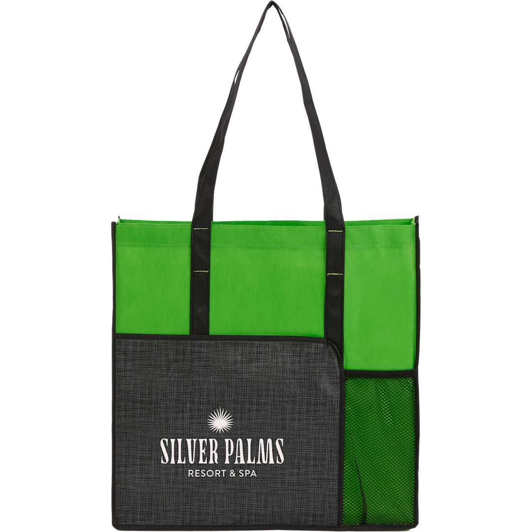 Radius Recycled Non-Woven Tote - SM-5599 Green