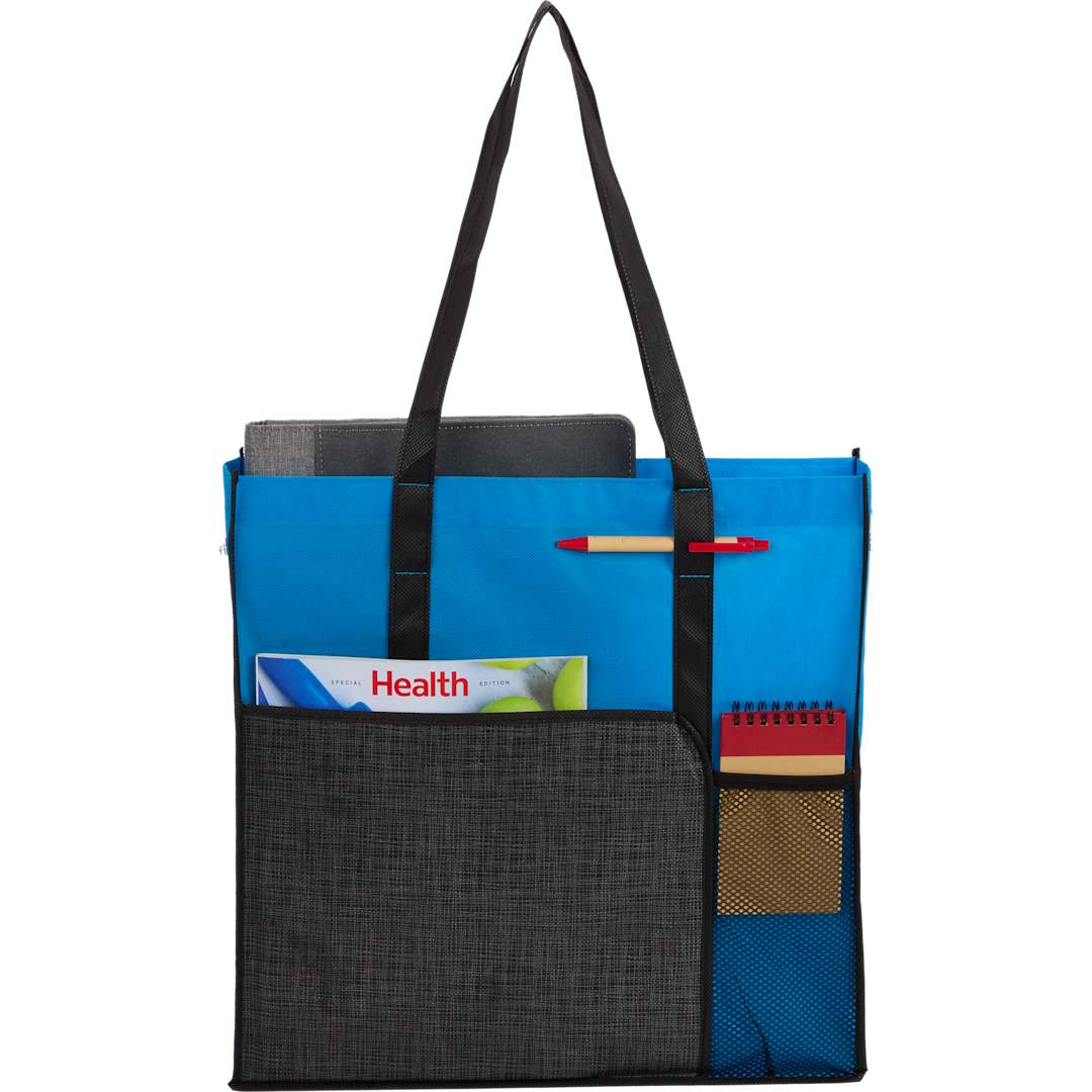 Radius Recycled Non-Woven Tote - SM-5599 Blue