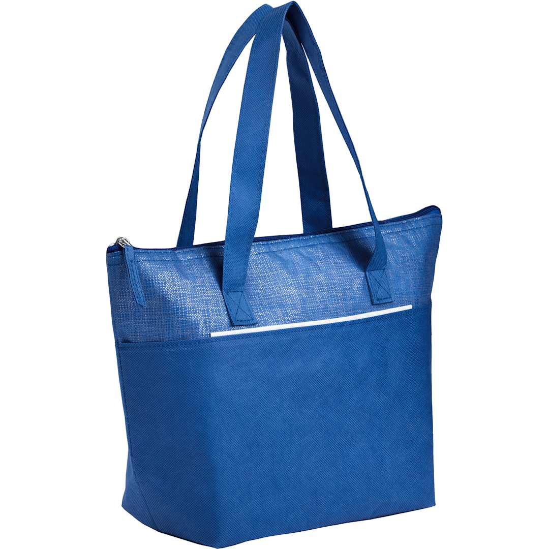 Mist Recycled 9-Can Non-Woven Tote Cooler - SM-5626 Blue