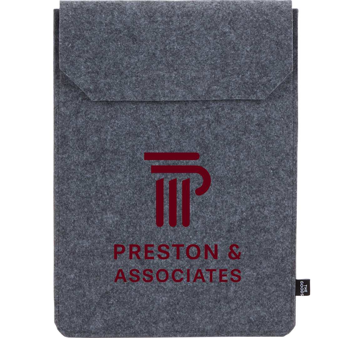 The Goods The Goods Recycled Felt Business Sleeve - SM-5758 Gray