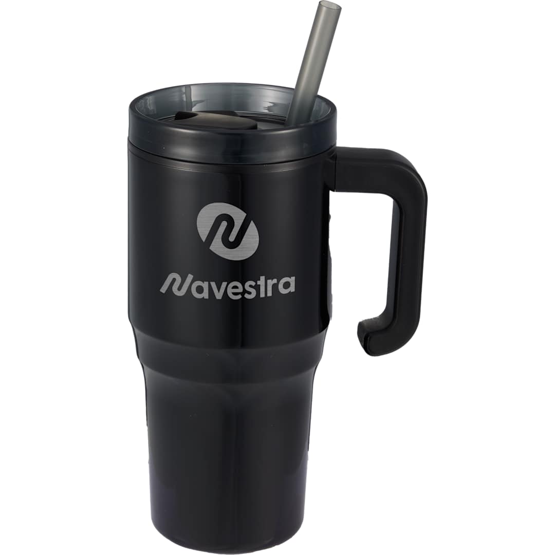 Thor 20 oz Eco-Friendly Straw Mug - SM-6970 Black
