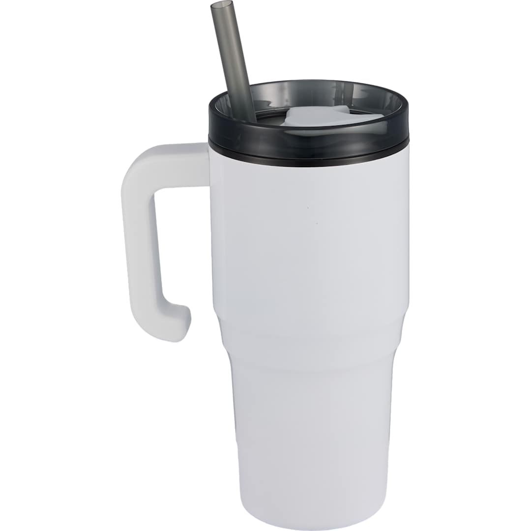 Thor 20 oz Eco-Friendly Straw Mug - SM-6970 White