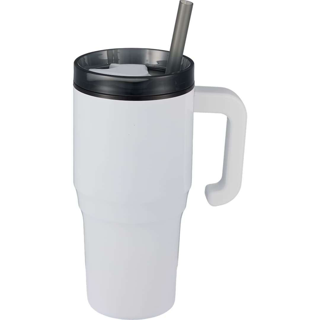 Thor 20 oz Eco-Friendly Straw Mug - SM-6970 White