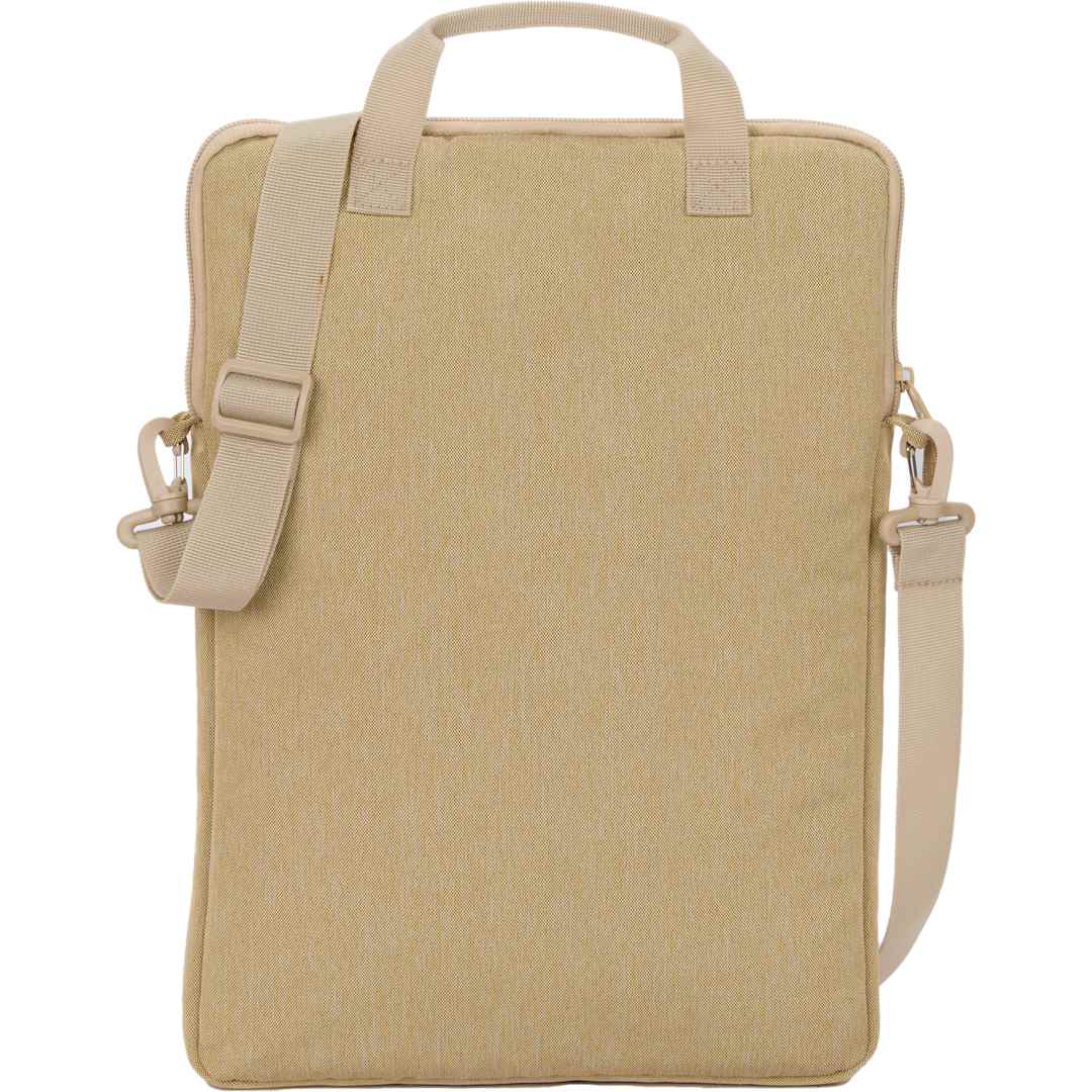 Vertical Recycled Messenger Bag - SM-8205 Tan