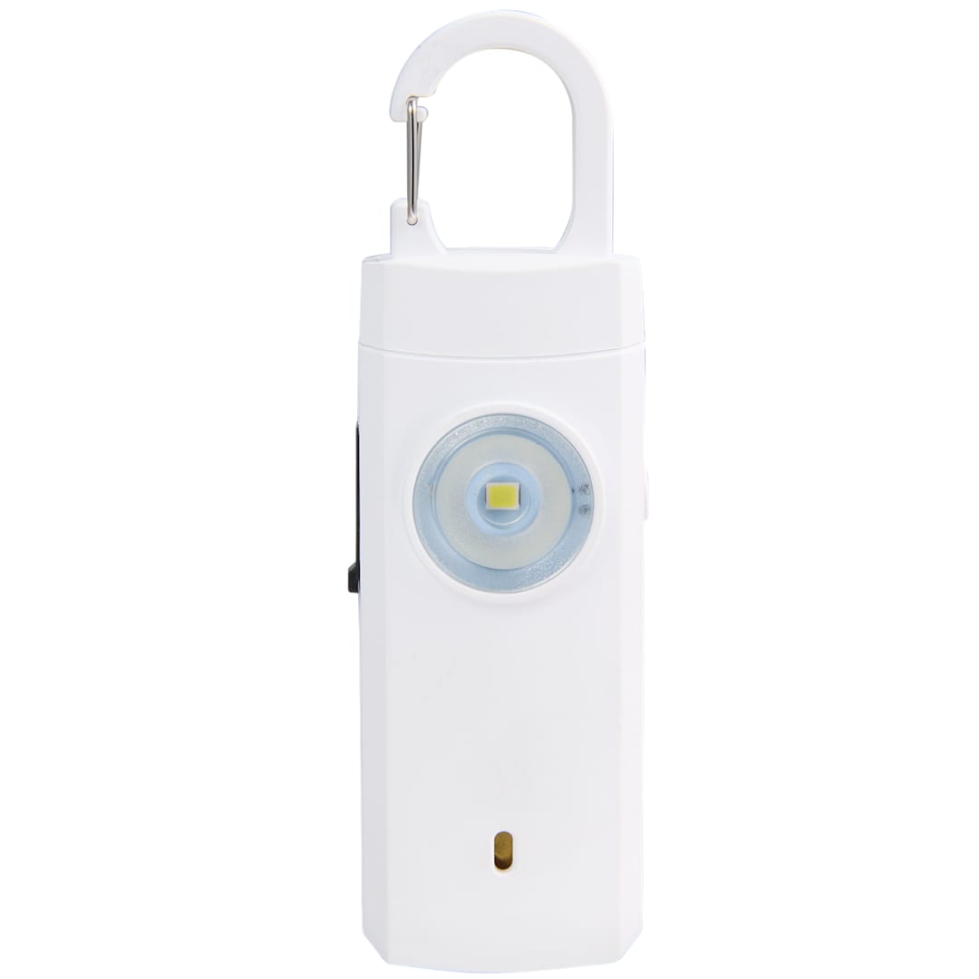 Safety Alarm Keychain - SM-9568 White