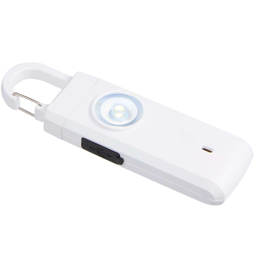 Safety Alarm Keychain - SM-9568 White