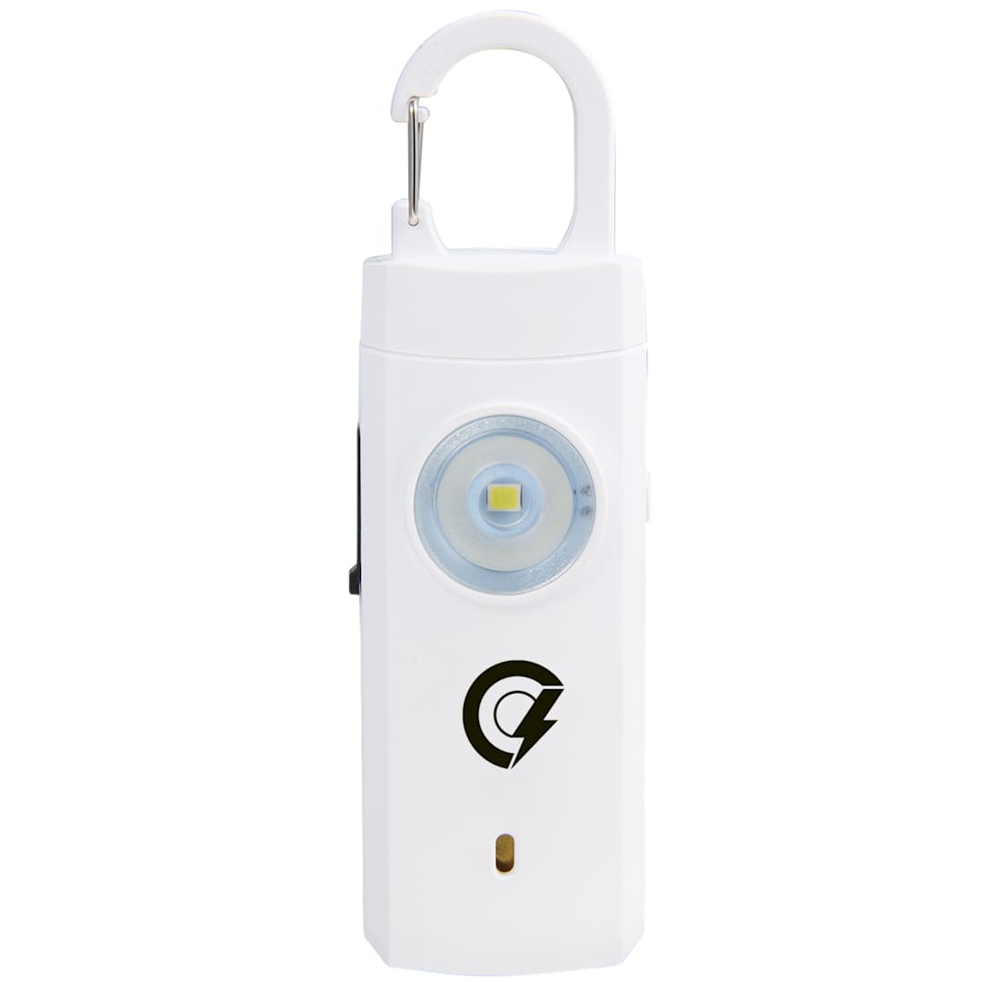Safety Alarm Keychain - SM-9568 White