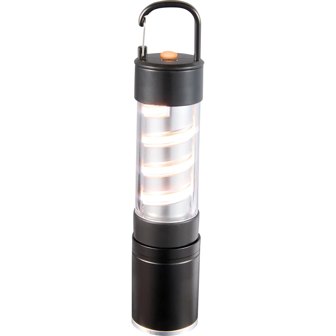 Hanging Spiral Filament Lantern Flashlight - 8053-23 Black