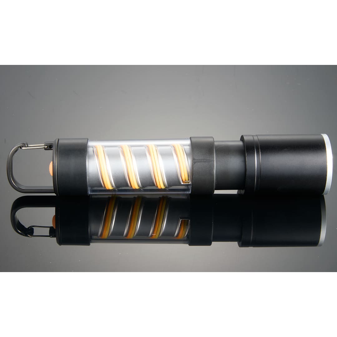 Hanging Spiral Filament Lantern Flashlight - 8053-23 Black