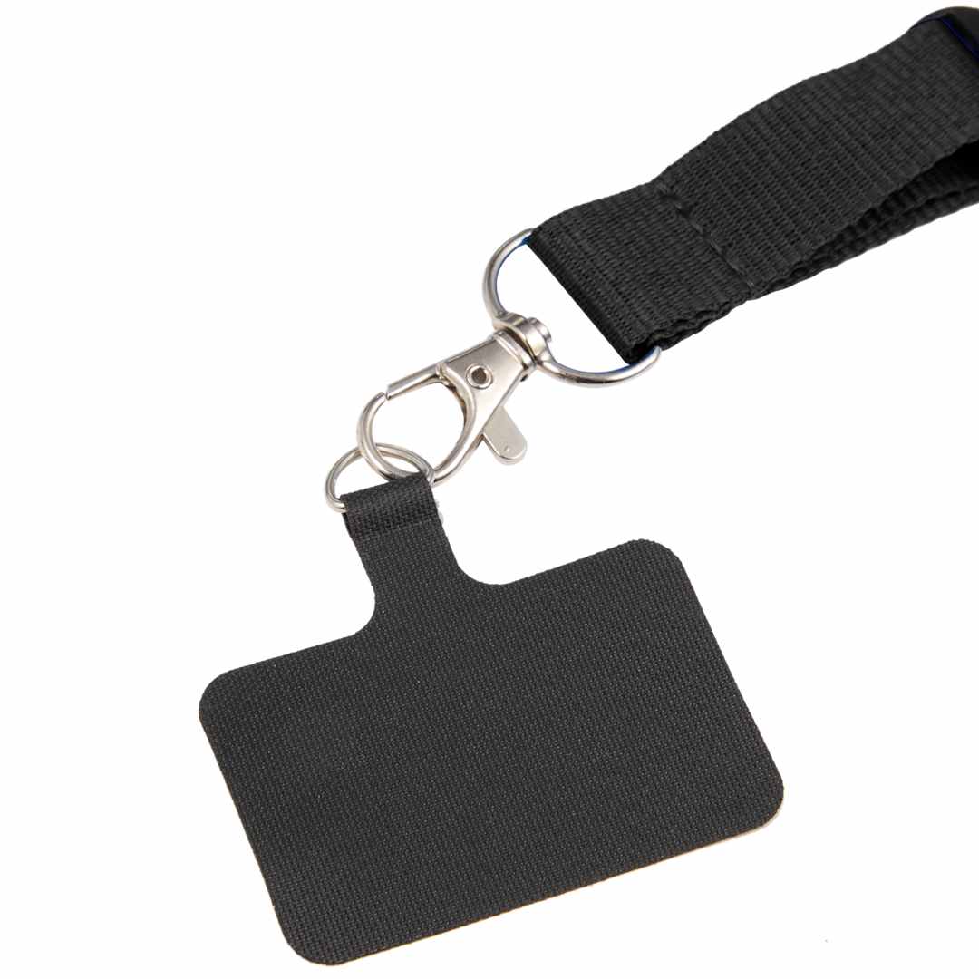 Adjustable Recycled Phone Lanyard - SM-2468 Black