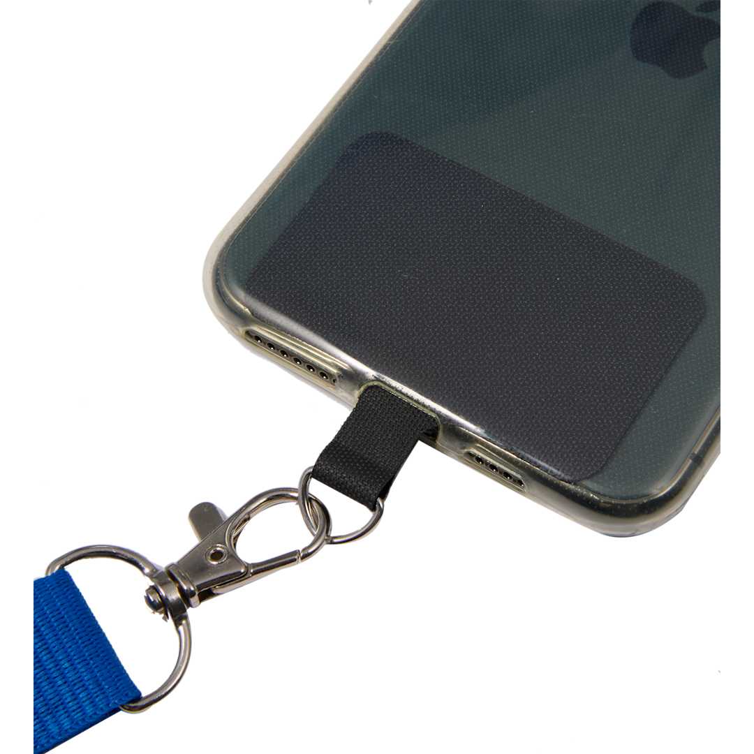 Adjustable Recycled Phone Lanyard - SM-2468 Blue