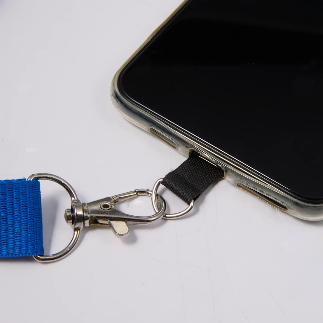 Adjustable Recycled Phone Lanyard - SM-2468 Blue
