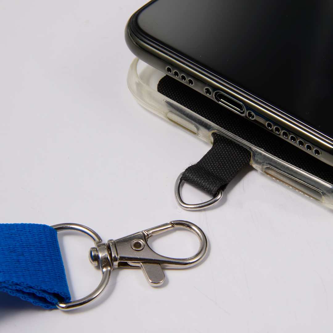 Adjustable Recycled Phone Lanyard - SM-2468 Blue