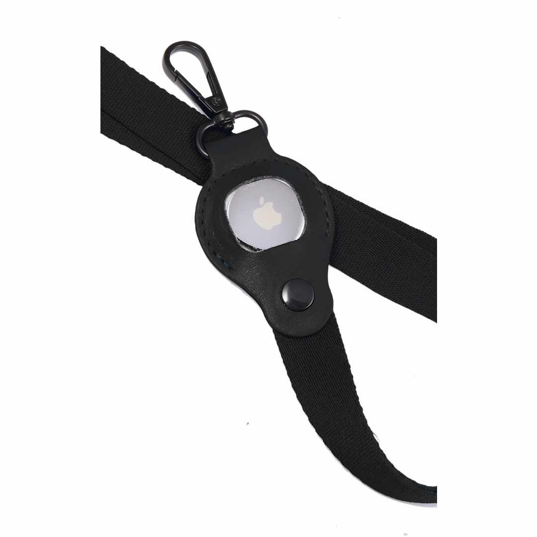 Recycled AirTag Lanyard - SM-2472 Black