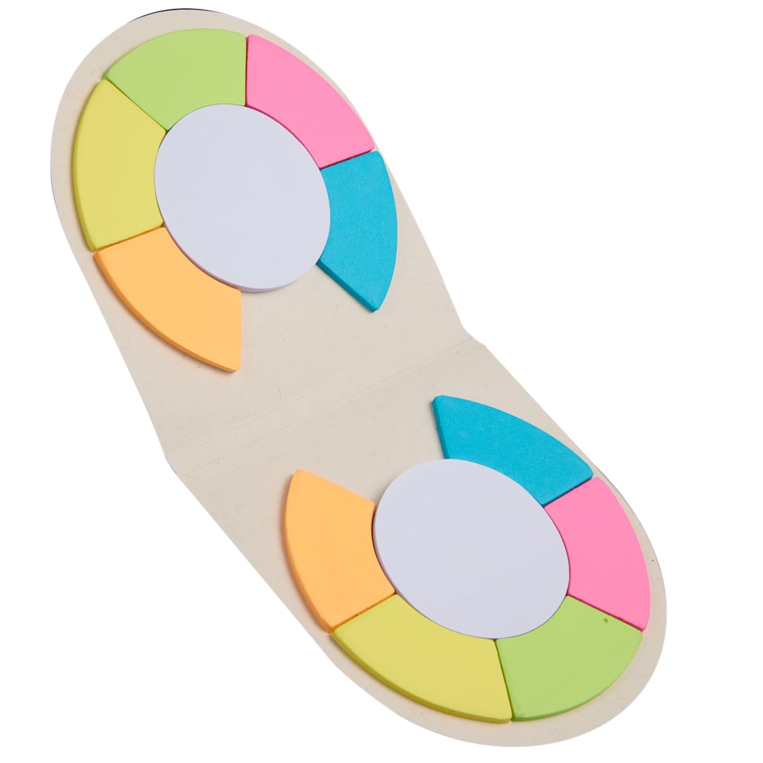  Recycled Milk Carton Round Sticky Notes Pad - SM-9032