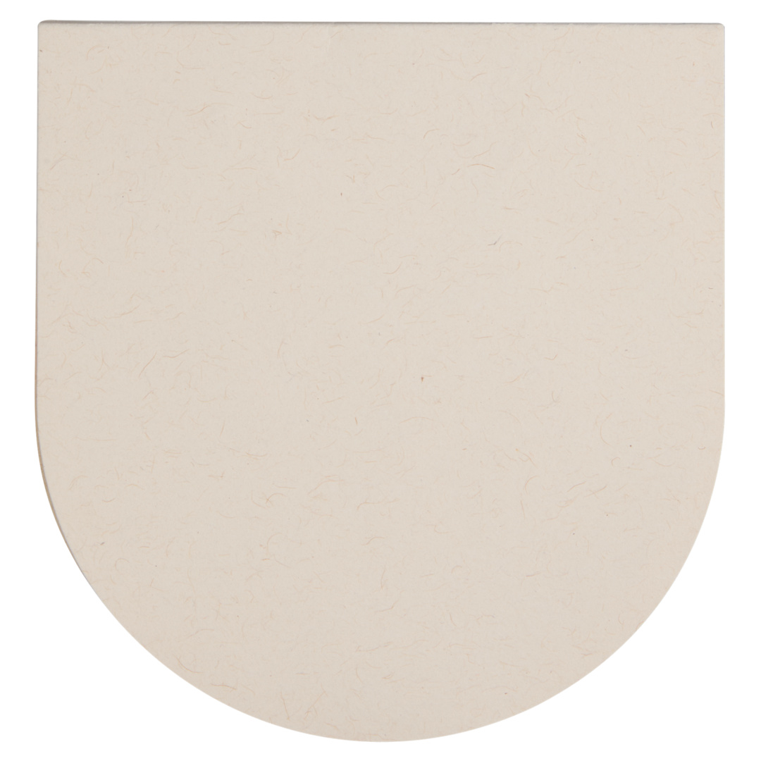 Recycled Milk Carton Round Sticky Notes Pad - SM-9032 White