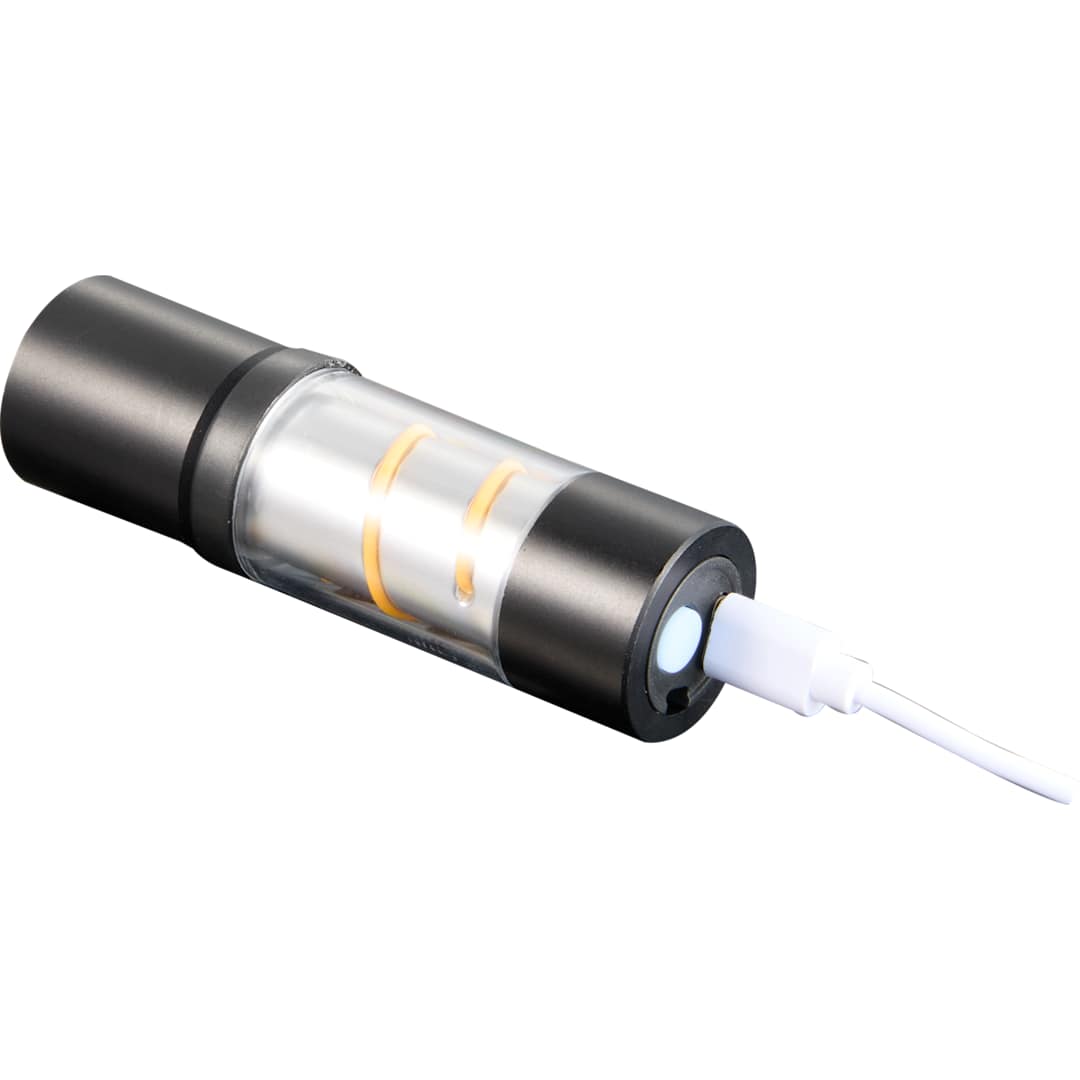 Mini Spiral Filament 100 Lumens Lantern Flashlight - SM-9528 Black