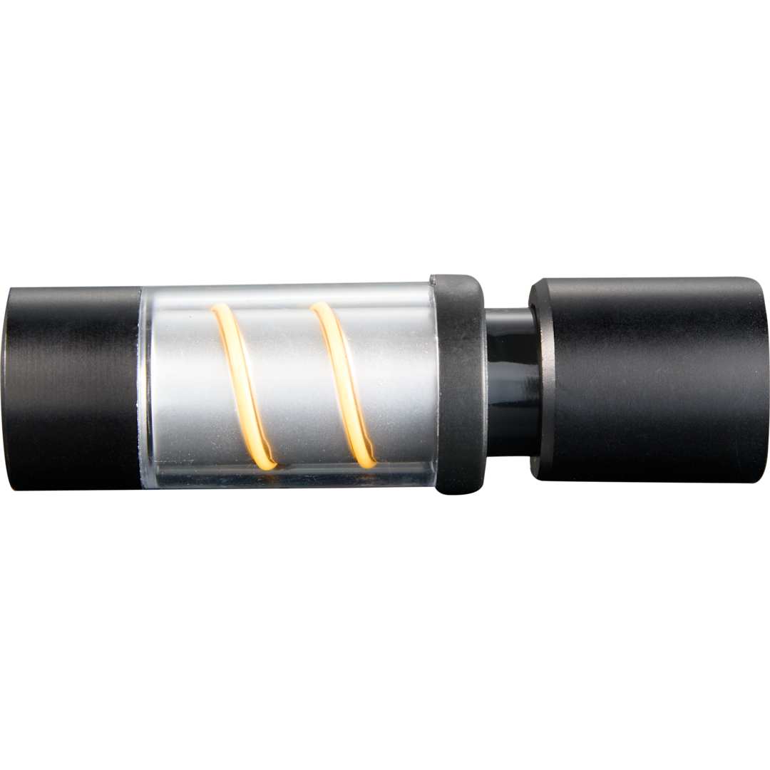 Mini Spiral Filament 100 Lumens Lantern Flashlight - SM-9528 Black