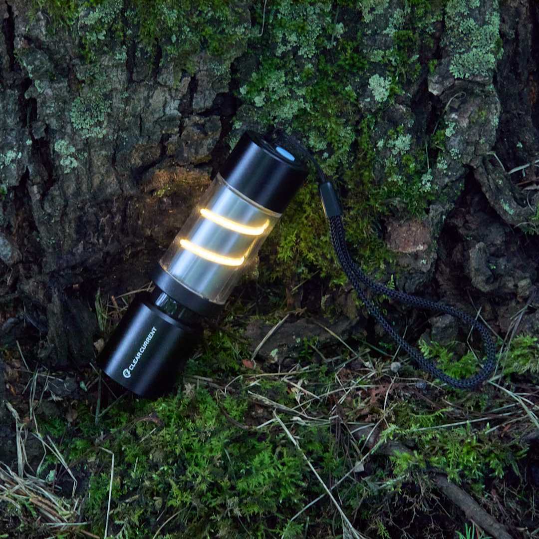 Mini Spiral Filament 100 Lumens Lantern Flashlight - SM-9528 Black