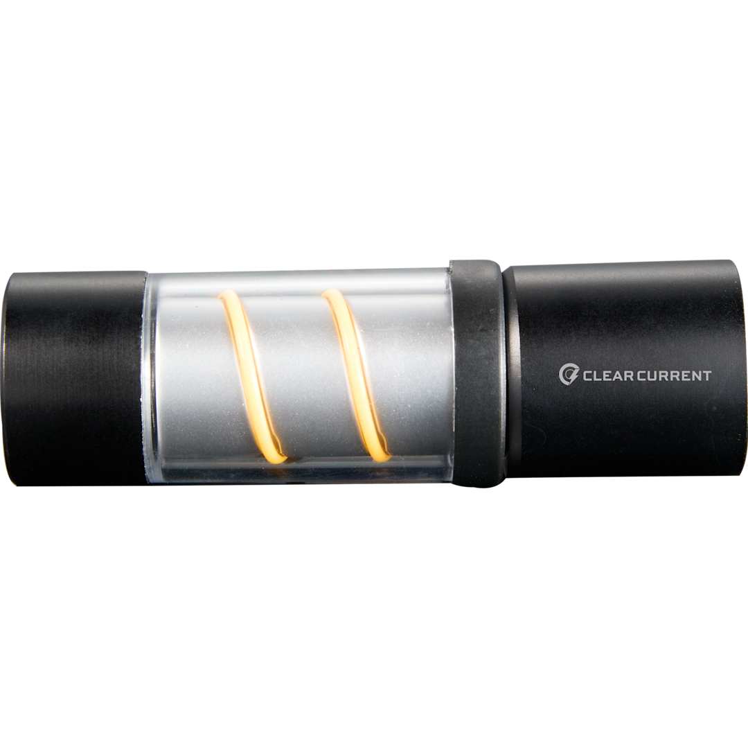 Mini Spiral Filament 100 Lumens Lantern Flashlight - SM-9528 Black