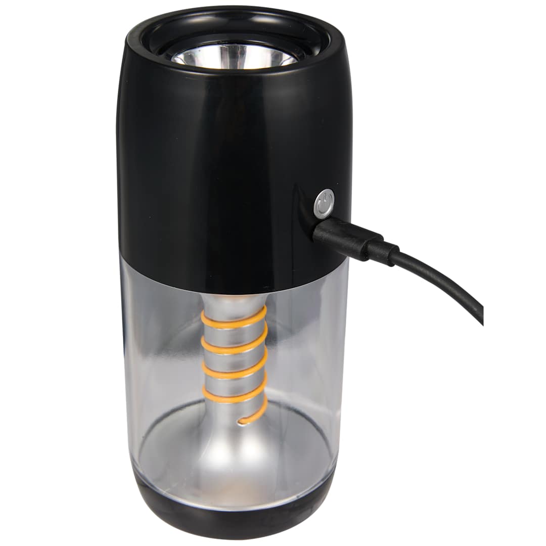 Recycled Spiral Filament 80 Lumens Lantern - SM-9529 Black